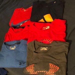 6 assorted s/s tees Ad size L